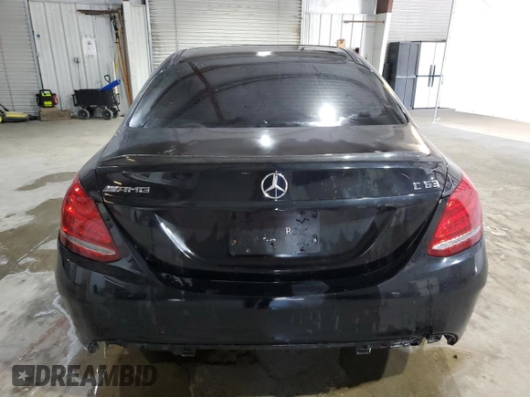 2017 Mercedes-Benz C 63 AMG with VIN 55SWF8GB8HU209805, listed as a Copart auction lot 59524155 with Not provided miles and Clean title. Bid and sale history available at DreamBid. Image 6.