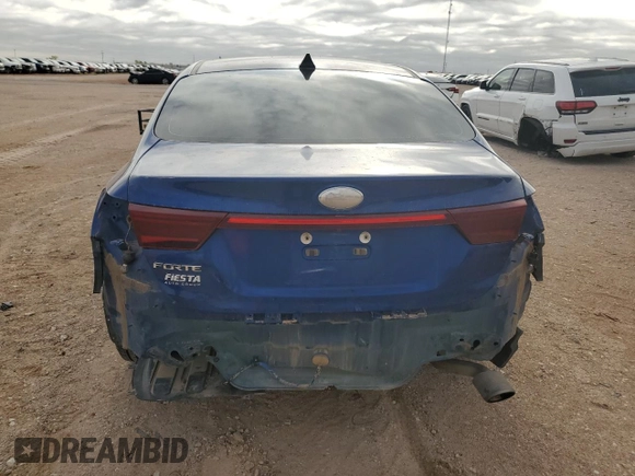 2019 Kia Forte LXS with VIN 3KPF24AD1KE075927, listed as a Copart auction lot 53565135 with 135,740 mi miles and Salvage title. Bid and sale history available at DreamBid. Image 6.