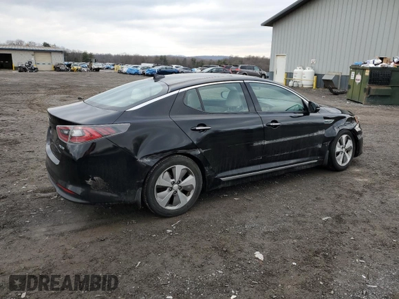 2016 Kia Optima Hybrid EX with VIN KNAGN4AD8G5093465, listed as a Copart auction lot 43966075 with 108,599 mi miles and Salvage Title. Bid and sale history available at carsss.com. Image 3.