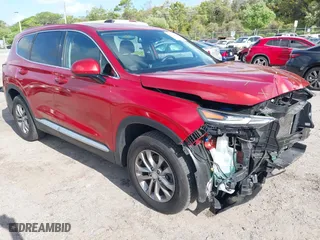 2020 Hyundai Santa Fe SEL with VIN 5NMS33ADXLH170664, listed as a IAAI auction lot 41945937 with 81,511 mi miles. Bid and sale history available at carsss.com. Image 1.