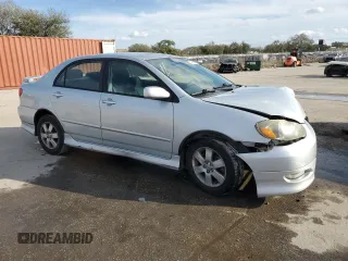2008 Toyota Corolla CE with VIN 2T1BR32E48C862017, listed as a Copart auction lot 42693765 with 128,165 mi miles and Salvage Title. Bid and sale history available at DreamBid. Image 4.