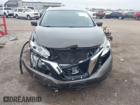 2018 Nissan Murano Platinum with VIN 5N1AZ2MG3JN187408, listed as a IAAI auction lot 41536060 with 76,476 mi miles. Bid and sale history available at carsss.com. Image 12.