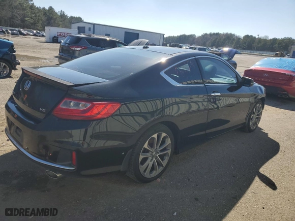 2013 Honda Accord Cpe EX-L with VIN 1HGCT2B8XDA012807, listed as a Copart auction lot 43400745 with NaN miles and Salvage Title. Bid and sale history available at carsss.com. Image 3.