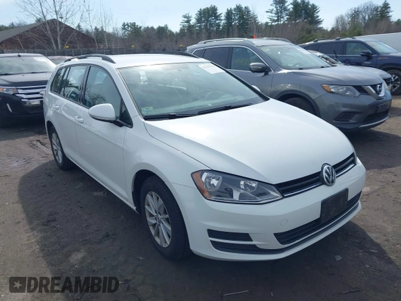 2017 Volkswagen Golf SportWagen S with VIN 3VWA17AUXHM500846, listed as a IAAI auction lot 41767974 with 91,077 mi miles. Bid and sale history available at carsss.com. Image 13.