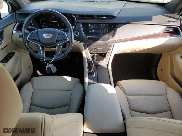 2018 Cadillac XT5 Luxury FWD with VIN 1GYKNCRS4JZ213413, listed as a Copart auction lot 47727635 with NaN miles and Salvage Title. Bid and sale history available at carsss.com. Image 8.