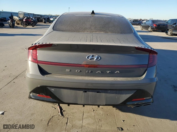 2022 Hyundai Sonata SEL with VIN KMHL14JA0NA232717, listed as a Copart auction lot 83670424 with 41,033 mi miles and Salvage Title. Bid and sale history available at carsss.com. Image 6.