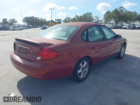 2002 Ford Taurus SES Standard with VIN 1FAFP55S42A135871, listed as a IAAI auction lot 40822596 with 185,605 mi miles. Bid and sale history available at carsss.com. Image 4.