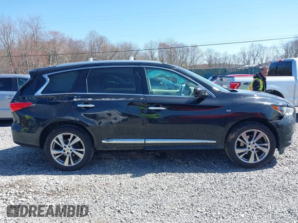 2015 Infiniti QX60 with VIN 5N1AL0MM9FC536554, listed as a IAAI auction lot 41984292 with 160,808 mi miles and . Bid and sale history available at DreamBid. Image 14.