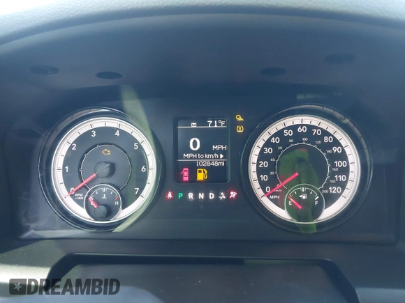 2020 Ram 1500 Classic Tradesman with VIN 3C6RR6KT2LG224661, listed as a IAAI auction lot 41757765 with 102,848 mi miles. Bid and sale history available at carsss.com. Image 7.