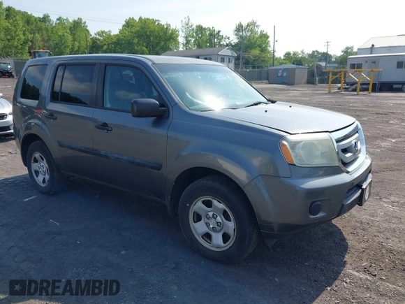 2011 Honda Pilot LX with VIN 5FNYF4H2XBB059849, listed as a IAAI auction lot 42498198 with 212,945 mi miles and . Bid and sale history available at DreamBid. Image 1.