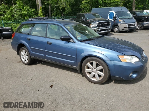 2007 Subaru Legacy Outback with VIN 4S4BP61C977341961, listed as a Copart auction lot 58493925 with 110,032 mi miles and Salvage title. Bid and sale history available at DreamBid. Image 4.