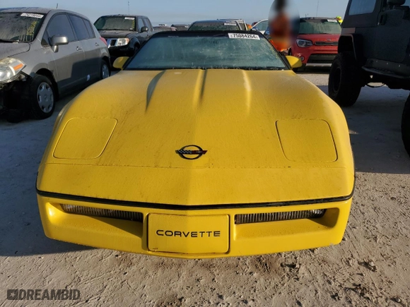 1986 Chevrolet Corvette with VIN 1G1YY6788G5905988, listed as a Copart auction lot 75084264 with 44,985 mi miles and Salvage Title. Bid and sale history available at carsss.com. Image 8.