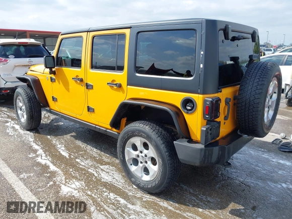 2013 Jeep Wrangler Unlimited Sport z VIN 1C4BJWDG6DL544197, wystawiony jako IAAI lot #41968556 z przebiegiem 121 101 mil mil oraz . Historia ofert i sprzedaży dostępna na DreamBid. Obrazek 3.