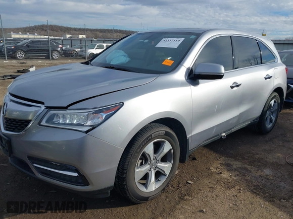2016 Acura MDX with VIN 5FRYD3H25GB003842, listed as a IAAI auction lot 41337119 with 90,861 mi miles. Bid and sale history available at carsss.com. Image 17.