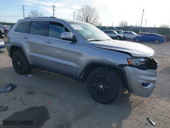 2021 Jeep Grand Cherokee Laredo X with VIN 1C4RJFAG5MC536191, listed as a IAAI auction lot 40891120 with 48,286 mi miles. Bid and sale history available at carsss.com. Image 1.