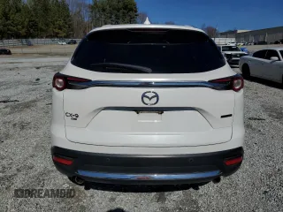 2021 Mazda CX-9 Carbon Edition with VIN JM3TCBDY7M0537378, listed as a Copart auction lot 43446575 with 51,650 mi miles and Salvage title. Bid and sale history available at DreamBid. Image 6.