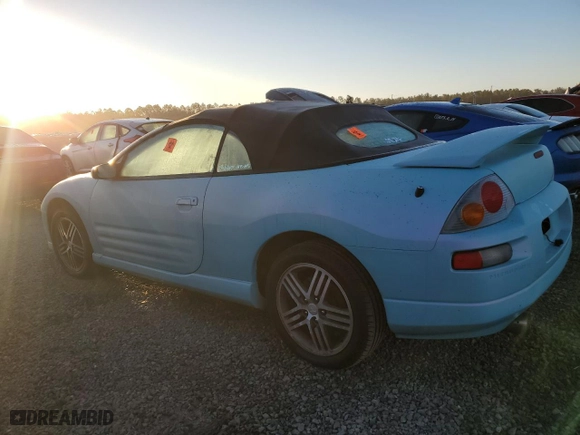 2005 Mitsubishi Eclipse GTS with VIN 4A3AE75H25E033876, listed as a Copart auction lot 76860384 with 0 mi miles and Salvage Title. Bid and sale history available at carsss.com. Image 2.