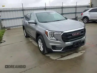 2024 GMC Terrain SLE with VIN 3GKALMEGXRL156124, listed as a Copart auction lot 60152115 with 38,215 mi miles and Salvage title. Bid and sale history available at DreamBid. Image 14.