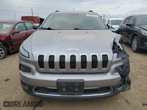 2017 Jeep Cherokee Limited with VIN 1C4PJLDB6HW517966, listed as a Copart auction lot 52453725 with 134,536 mi miles and Clean Title. Bid and sale history available at carsss.com. Image 5.