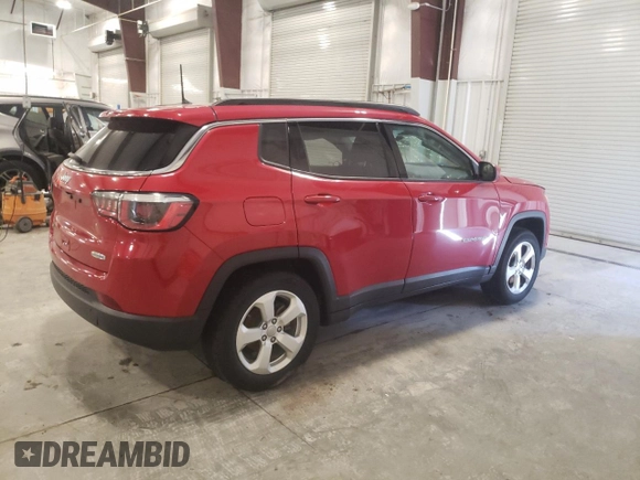 2018 Jeep Compass Latitude with VIN 3C4NJDBBXJT282516, listed as a Copart auction lot 52173835 with 101,761 mi miles and Salvage Title. Bid and sale history available at DreamBid. Image 3.