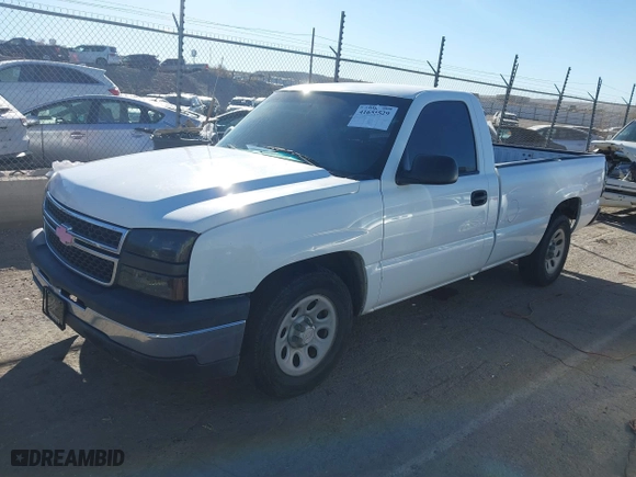 2006 Chevrolet Silverado 1500 Work Truck with VIN 3GCEC14X06G247064, listed as a IAAI auction lot 41655529 with 206,434 mi miles. Bid and sale history available at carsss.com. Image 17.