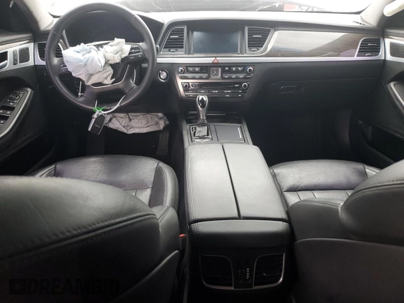 2017 Genesis G80 3.8L with VIN KMHGN4JE3HU175246, listed as a Copart auction lot 81622684 with 95,176 mi miles and Clean Title. Bid and sale history available at DreamBid. Image 8.