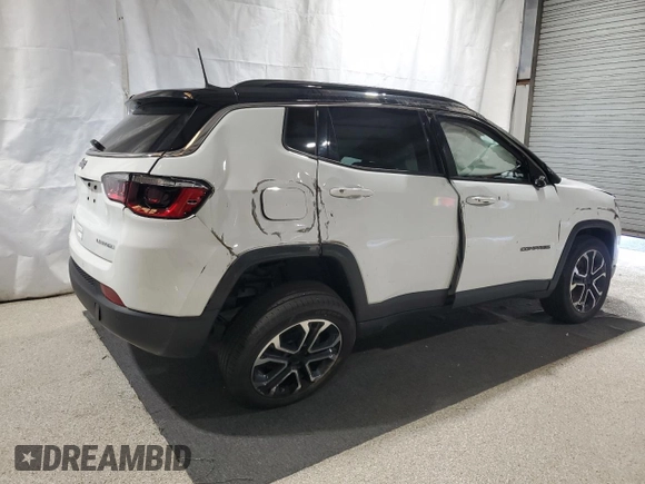 2023 Jeep Compass Limited with VIN 3C4NJDCN9PT569203, listed as a Copart auction lot 63039935 with Not provided miles and Salvage title. Bid and sale history available at DreamBid. Image 3.