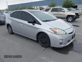 2011 Toyota Prius I with VIN JTDKN3DU7B0323019, listed as a IAAI auction lot 42009507 with 282,412 mi miles. Bid and sale history available at carsss.com. Image 1.