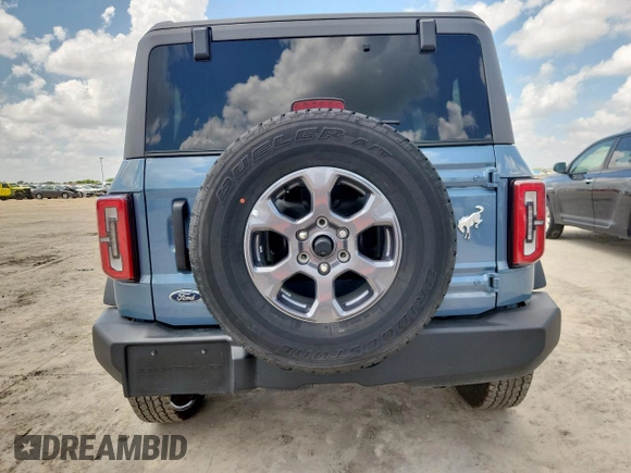 2024 Ford Bronco Big Bend with VIN 1FMDE7BH7RLA03788, listed as a Copart auction lot 65085065 with 10,597 mi miles and Salvage title. Bid and sale history available at DreamBid. Image 6.