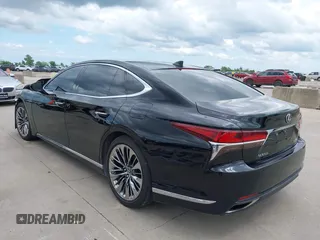 2020 Lexus LS 500 with VIN JTHD51FF1L5011017, listed as a IAAI auction lot 42061399 with 31,341 mi miles and . Bid and sale history available at DreamBid. Image 3.