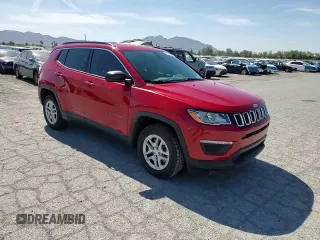 2019 Jeep Compass Sport with VIN 3C4NJCABXKT613530, listed as a Copart auction lot 57901865 with 102,530 mi miles and Salvage title. Bid and sale history available at DreamBid. Image 14.