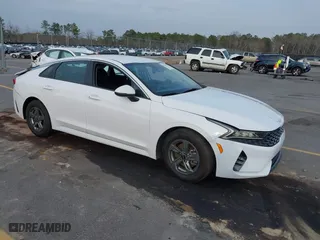2022 Kia K5 LXS with VIN 5XXG14J26NG103626, listed as a IAAI auction lot 41515553 with 74,490 mi miles. Bid and sale history available at carsss.com. Image 1.