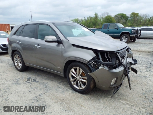 2014 Kia Sorento SX with VIN 5XYKWDA79EG440486, listed as a IAAI auction lot 41918486 with 167,288 mi miles and . Bid and sale history available at DreamBid. Image 1.