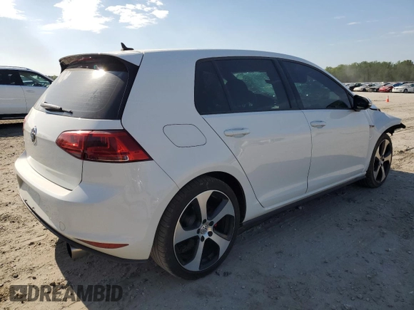 2017 Volkswagen Golf GTI S with VIN 3VW5T7AU5HM001853, listed as a Copart auction lot 48557454 with 84,868 mi miles and Salvage Title. Bid and sale history available at carsss.com. Image 3.