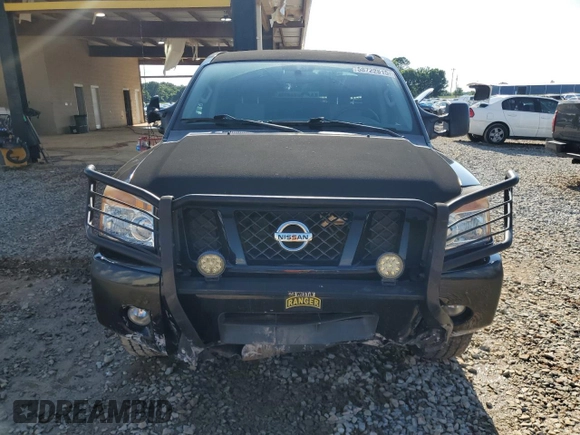 2012 Nissan Titan SV with VIN 1N6BA0EC6CN312465, listed as a Copart auction lot 58722815 with 186,207 mi miles and Salvage title. Bid and sale history available at DreamBid. Image 5.