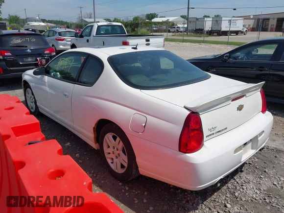 2006 Chevrolet Monte Carlo with VIN 2G1WN151069360217, listed as a IAAI auction lot 42607093 with 219,645 mi miles and . Bid and sale history available at DreamBid. Image 3.