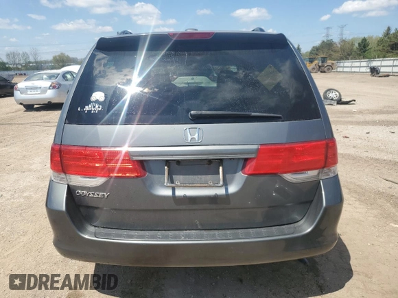 2008 Honda Odyssey EX-L z VIN 5FNRL38748B408516, wystawiony jako Copart lot #55394745 z przebiegiem 144 176 mil mil oraz Szkoda całkowita • Salvage title. Historia ofert i sprzedaży dostępna na DreamBid. Obrazek 6.