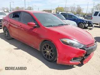 2013 Dodge Dart SXT with VIN 1C3CDFBA4DD103287, listed as a IAAI auction lot 41763711 with 138,187 mi miles. Bid and sale history available at carsss.com. Image 1.