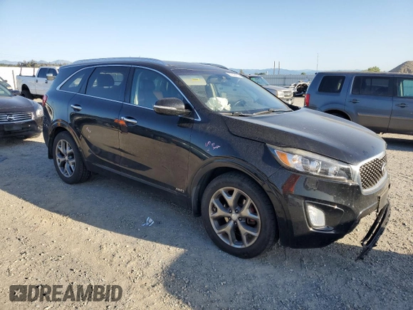 2017 Kia Sorento SX with VIN 5XYPKDA58HG238887, listed as a Copart auction lot 57353155 with 72,914 mi miles and Salvage title. Bid and sale history available at DreamBid. Image 4.