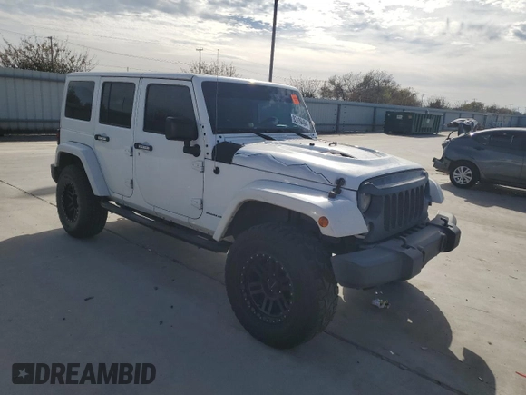 2015 Jeep Wrangler Unlimited Sahara with VIN 1C4BJWEG0FL649724, listed as a Copart auction lot 82189494 with 84,161 mi miles and Salvage Title. Bid and sale history available at carsss.com. Image 4.