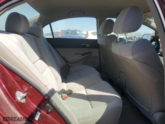 2010 Honda Civic Sdn LX with VIN 19XFA1F53AE068737, listed as a Copart auction lot 48726165 with 51,345 mi miles and Salvage Title. Bid and sale history available at carsss.com. Image 10.