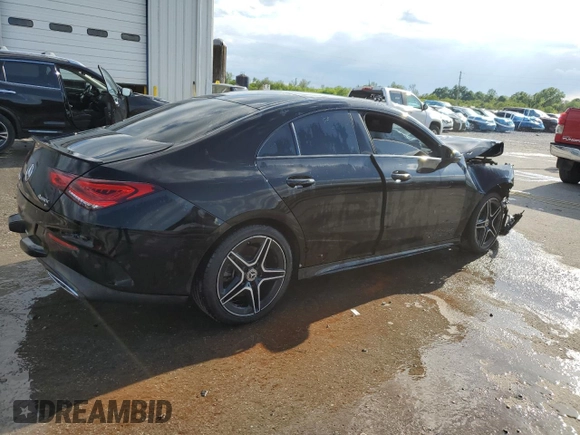 2020 Mercedes-Benz CLA 250 with VIN W1K5J4HB5LN103959, listed as a Copart auction lot 51668925 with 67,472 mi miles and Clean Title. Bid and sale history available at DreamBid. Image 3.