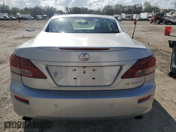 2012 Lexus IS 250 C z VIN JTHFF2C27C2526392, wystawiony jako Copart lot #85204854 z przebiegiem 114 057 mil mil oraz Szkoda całkowita • Salvage title. Historia ofert i sprzedaży dostępna na DreamBid. Obrazek 6.