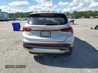 2022 Hyundai Santa Fe Hybrid Blue with VIN KM8S2DA13NU049271, listed as a Copart auction lot 55011694 with 29,382 mi miles. Bid and sale history available at carsss.com. Image 6.