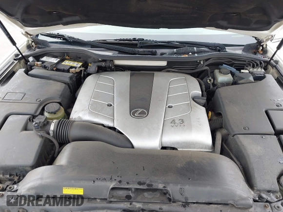 2005 Lexus LS 430 z VIN JTHBN36FX50175532, wystawiony jako IAAI lot #41925866 z przebiegiem 182 956 mil mil oraz . Historia ofert i sprzedaży dostępna na DreamBid. Obrazek 10.