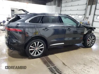 2023 Jaguar F-Pace R-Dynamic S with VIN SADCT2FU7PA704571, listed as a Copart auction lot 55594425 with 31,654 mi miles and Salvage Title. Bid and sale history available at DreamBid. Image 3.