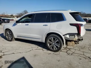 2021 Cadillac XT6 Premium Luxury with VIN 1GYKPDRS4MZ115888, listed as a Copart auction lot 88755015 with 123,314 mi miles and Salvage title. Bid and sale history available at DreamBid. Image 2.