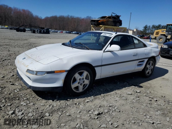 1993 Toyota MR2 z VIN JT2SW21M4P0020582, wystawiony jako Copart lot #50627185 z przebiegiem Nie podano mil oraz Szkoda całkowita • Salvage title. Historia ofert i sprzedaży dostępna na DreamBid. Obrazek 1.