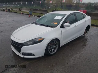 2014 Dodge Dart SXT with VIN 1C3CDFBB4ED667953, listed as a IAAI auction lot 40744832 with 1 mi miles. Bid and sale history available at carsss.com. Image 2.