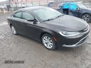 2015 Chrysler 200 C with VIN 1C3CCCCB0FN686219, listed as a IAAI auction lot 41894730 with 56,864 mi miles. Bid and sale history available at carsss.com. Image 1.